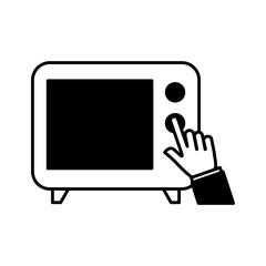 Big old television icon vector illustration design graphic