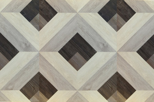 square pattern wood background
