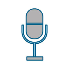 Professional microphone transmit icon vector illustration design graphic