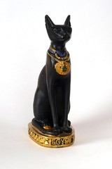 Toy Souvenir from Egypt: a black cat