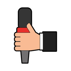 Professional microphone transmit icon vector illustration design graphic