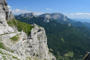 Montagne du Glandasse (alt 2041 m), vu du Pas de l'Echelette