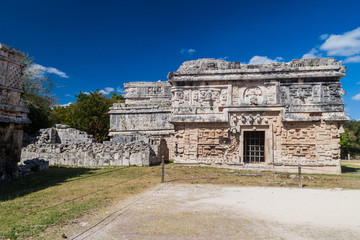 Building called Nunnery (Edificio de las Monjas) in the ancient Mayan city Chichen Itza, Mexico