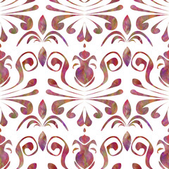 pattern floral con colori sfumati