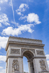 Fototapeta na wymiar Arc de Triomphe in Paris