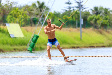 Man Wakeboarding © dima266f