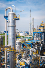 Oil and chemical refinery plant