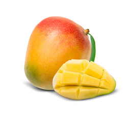 Mango isolated on white