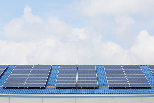 Solar Panel On The Roof