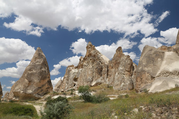 Rock Formations in  Cappadocia
