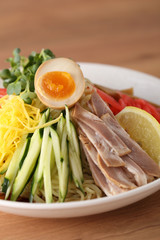 冷やし中華　クローズアップ