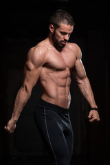 Portrait Of A Physically Fit Muscular Model