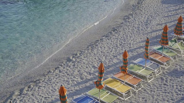 Beautiful european seashore in Italy, Cinque Terre, Liguria