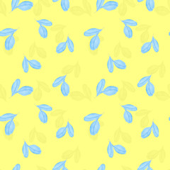 Leaves seamless pattern