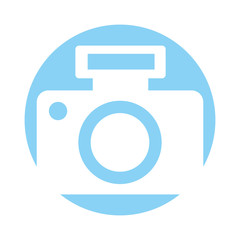 Professional digital camera icon vector illustration design graphic