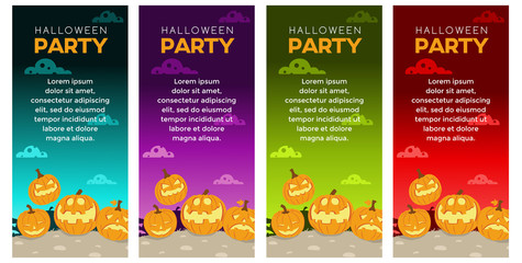 portrait halloween background. greeting cards
