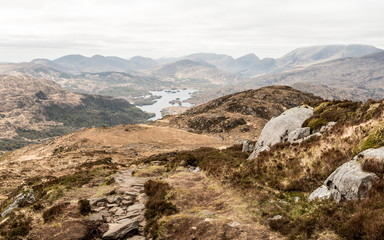 View of Upper Lake from Torc Mountain