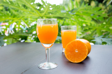 Orange and orange juice