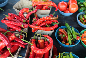 containers of chilis