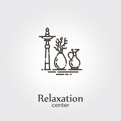 Relaxation center - logo template