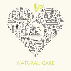 Vector illustration - Natural care
