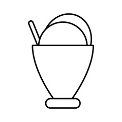 ice cream cup icon