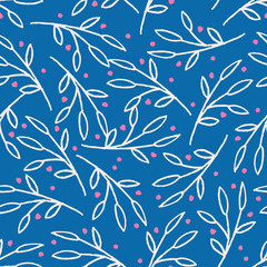 kbecca_vector_blue_pink_botanical_pattern_seamless_tile