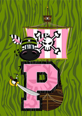 P is for Pirate - Zebra