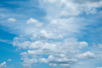 soft cloud with blue sky for backdrop background