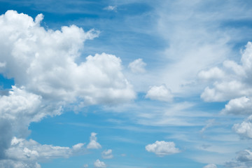 soft cloud with blue sky for backdrop background