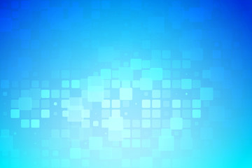 Blue and light turquoise glowing various tiles background