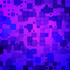 Purple blue pink rounded tiles background