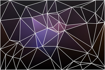Purple brown black geometric background with mesh.