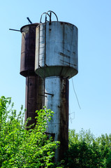 Old rustic water towers