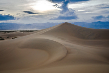 Fototapeta na wymiar Mesquite Flat Dunes