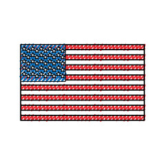 United states flag symbol