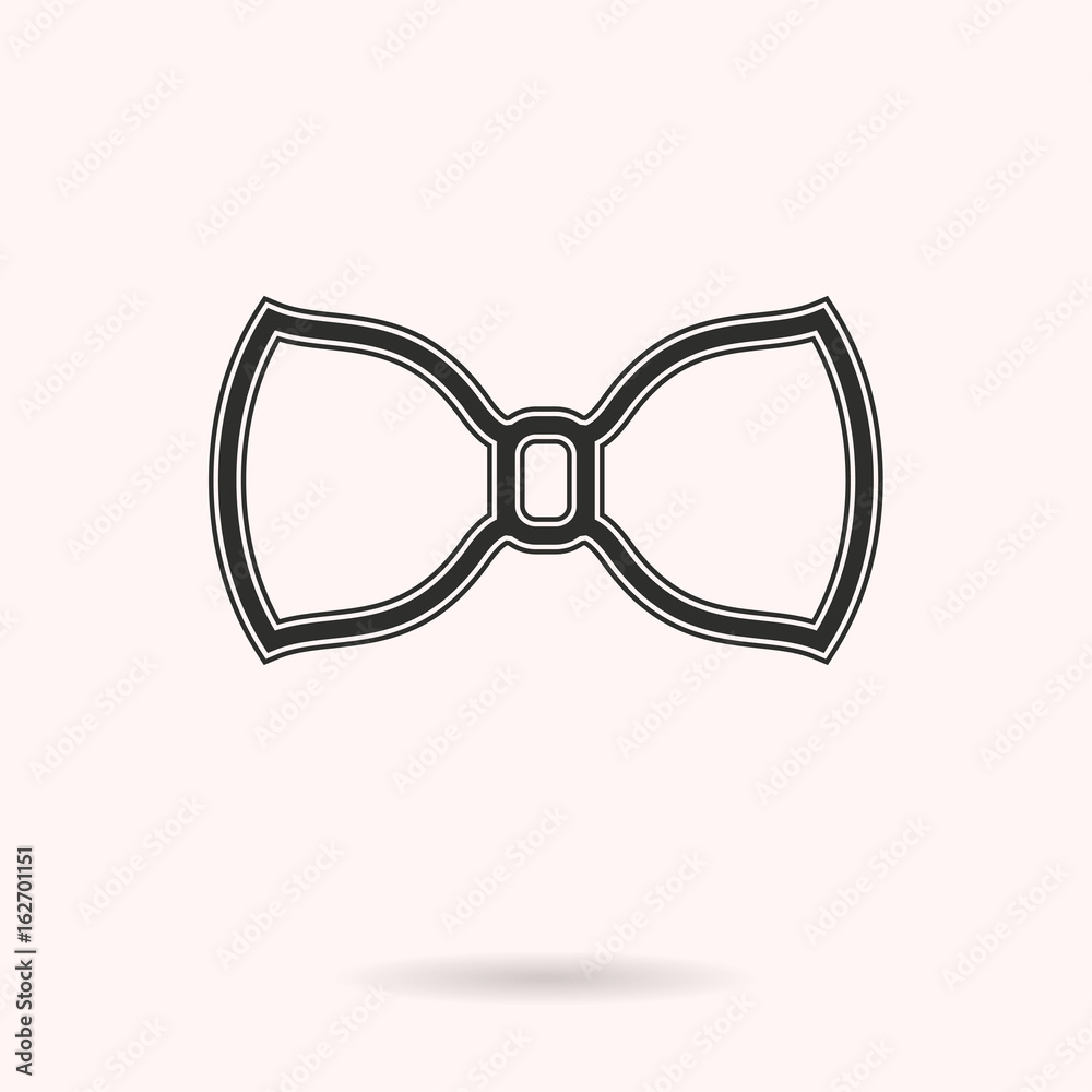 Wall mural necktie vector icon.