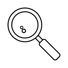 search magnifying glass icon vector illustration design