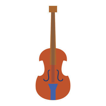 cello musical instrument icon vector illustration design