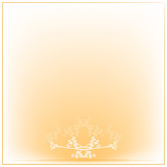 светлый фон с вензелем , векторная иллюстрация