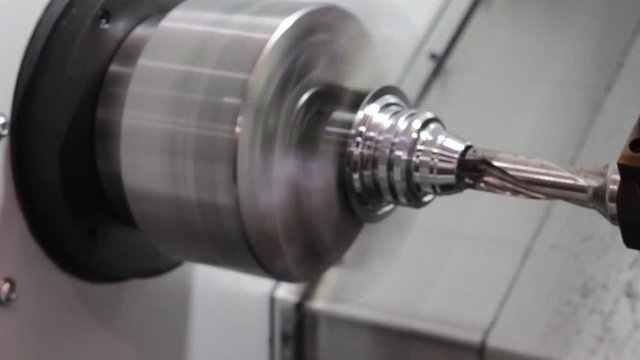 Automotive part manufacturing by high accuracy cnc machining machine, high technology automotive part industrial,turning process