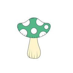 beauty natural fungus plant icon