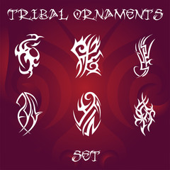 Tribal ornaments for tattoo or design