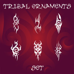 Tribal ornaments for tattoo or design