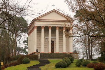 Rogalin, Poland - St. Marcellinus Church, with the Mausoleum of the Raczynski family