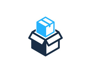 Box In Box Icon Logo Design Element