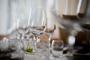 dish spoon fork on table at restaurant