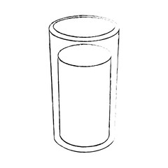 water glass icon over white background vector illustration