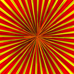 Fototapeta premium Sunburst Yellow Red Background Vector Illustration