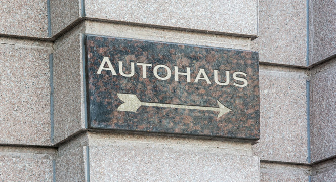 Schild 204 - Autohaus